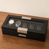 正規品 ロイヤルハウゼン 腕時計 収納ケース 5本 時計ケース ウォッチケース コレクションケース 木目調 ブラック メンズ レディース Royal hausen 成人 卒業 入学
