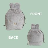 巾着ポーチ ミッフィー 巾着袋 ポーチ きんちゃく うさぎ miffy ミッフィーグッズ ミッフィーポーチ レディース フェイスシリーズ 耳つき 耳 ポーチ 小物入れ ふわふわ ファー ボア 大きめ マチあり たっぷり 収納 シンプル プレゼント クリスマス ギフト ぬいぐるみ