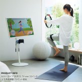 WALL SEVENSTAND セブンスタンド A2ロー・ハイタイプ対応 上下角度調整ブラケット 角度調節 無段階調整 45インチまで対応 ブラック テレビ台 テレビスタンド 部品 パーツ スチール製 震度7耐震試験済 WALLオプション ウォール 家具