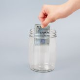 自動カウント貯金箱