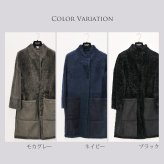 トスカーナムートン コート ロング ムートンコート レディース ダブルフェイス 九部袖 アウター コート 秋 冬 イタリア 毛皮 ギフト プレゼント 7F (01000693r)