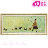 Sam Toft サムトフト アートフレーム いわしサンド スーツケース Ｍサイズ ST-10026 絵画 ギフト