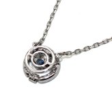 スワロフスキー SWAROVSKI ネックレス Una ラウンドカット ダンシングクリスタル 5279425 ウナ ペンダント アクセサリー シルバー+ブルークリスタル 海外正規品