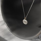 le lien rond ゴールド シルバー ネックレス シンプル 可愛い 丸い プチ つけっぱなし お洒落 レディース 18金 K18 地金 ペンダント ジュエリー アクセサリー プレゼント ギフト 記念日