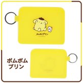 シリコンミニポーチ FLAPPO フラッポ サンリオ SANRIO 甘えんぼ ナミダ フラット ポーチ ミニ カードケース リップ ミニサイズ クロミ KUROMI キャラ 子供 クリア シリコン  シリコン製 マチ無し シンプル パステルカラー 女の子 レディース