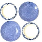 北欧ブランド食器セット　アラビアARABIA　アラビア24h  アベックブルーAvec　blue26㎝、　ピエンナル piennar  ディーププレート　 ペア【食器セット　贈答　プレゼント　お祝い　花柄】【御結婚御祝・内祝・新築御祝・還暦御祝・御礼・寿・ギフト包装可能】