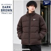 Reebok リーボック 中綿ジャケット メンズ 長袖 アウター スタンドカラー フルジップ  軽量 防寒 あたたかい ロゴ スポーツ ブランド 大きいサイズ ゆったり ユニセックス 大人 カジュアル アウター 春 秋 冬 M L LL 黒 別注 2026fw karlas