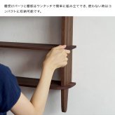 KOKO 3シェルフ[ウォールシェルフ 壁掛け棚 飾り棚 壁面収納 ウォールラック ディスプレイラック 木製 北欧 アンティーク レトロ マホガニー おしゃれ インテリア リビング 3段 棚 ディスプレイ かわいい 木目調 収納棚]