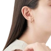【無料ラッピング】  ヨンドシー 4℃ K18イエローゴールド ピアス ルビー ブランド 正規品 新品 ギフト プレゼント 人気 おすすめ 誕生日 記念日 クリスマス 送料無料