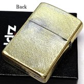ZIPPO ライター アンティークゴールド ブラス ユーズド加工 おしゃれ シンプル ヴィンテージ加工 金 ビンテージ風 メンズ かっこいい  ギフト プレゼント