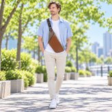 MOUSTASCHE ムスタッシュ ボディバッグ 斜め掛け メンズ 普段使い 使いやすい