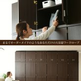 ロッカー シリーズ 上置き 棚 単品 幅60 天井 つっぱり 収納 クローゼット 衣類収納 服 洋服 衣類 天袋 上棚 アイデア 収納術 一人暮らし