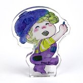 水森亜土 アクリルクリップ おえかき