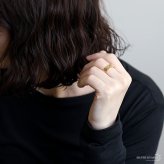 ステンレス 葉っぱリング 2カラー リーフリング 18KGP ゴールド gold シルバー オープンリング フリーサイズ レディース 女性 指輪 金属アレルギー対応