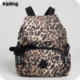 キプリング リュック レディース ブランド Kipling シティジップ ミニ バックパック リュックサック スクールバッグ  KI3735-6JP Wild Leopard