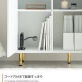 本棚 キャビネット チェスト シェルフ サイドボード ブックシェルフ 書棚 大理石柄 収納 大容量 引き出し 扉 オープン 飾り棚 可動棚 コンパクト タンス 脚付き 可愛い かわいい 高級感 上品 一人暮らし ワンルーム リビング