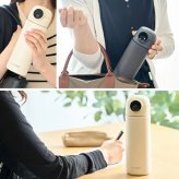 シーモン 水筒 指紋センサー付き真空断熱ボトル c-mon 500ml 保冷 保温 指紋認証付き水筒 指紋ロック スポーツドリンク対応 水筒 ボトル 直飲み 学校 オフィス スポーツ 部活 ジム 異物混入 ドーピング 誤飲防止 いたずら防犯 対策 安心 安全 充電式 CM01-500