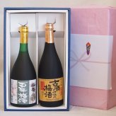 冬の贈り物お歳暮 感謝の贈り物ボックス2本セット(古酒仕込み梅酒 梅香 百年梅酒(茨城)) 720ml×2本