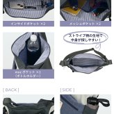 モズ ショルダーバッグ レディース メンズ ユニセックス 斜めがけ 軽量 仕事 旅行 大人 ポケット 多収納 かわいい コンパクト 通勤 カバン moz ZZEI28