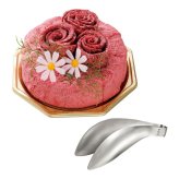 松阪牛お肉ケーキ&ゆびさきトングセット [お中元][お歳暮] ※送料無料(北海道・沖縄・離島への配送不可)