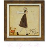 Sam Toft サムトフト アートフレーム さまよい人のおでかけ st-06503 絵画 ギフト アート おしゃれ 北欧 インテリア お部屋