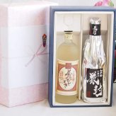 プレミアム焼酎 夢のひとときギフトボックス 熟成麦焼酎 夢のひととき25°(大分県)720ml日本酒厳封本醸造15°(愛知県)720ml