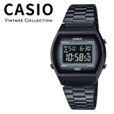 箱なし 希少デザイン カシオ 腕時計 メンズ レディース オールブラック 黒 CASIO 海外モデル デジタル チプカシ レトロ 反転液晶 タイマー アラーム ストップウォッチ LED プレゼント ギフト 成人 卒業 入学