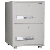 ラック 【受注生産】ダイヤセーフ 耐火キャビネット 2段式オートロック DSF680-2K 新生活