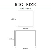 夏ラグ 夏用カーペット ラグ 国産 純国産 日本製 小林製薬 持続性抗菌剤 KOBA-GUARD 制菌 抗菌防臭 夏 い草 市松 モダン 滑り止め 不織布 約191×250cm 新生活