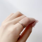 Rve〈レーヴ〉夢をまとうシェルリング｜刻印可能｜ ピンクゴールド サージカルステンレス 金属アレルギー対応 結婚記念日 夫婦ペア 無料ラッピング ジーラブ  女性ギフト 無料ラッピング ジーラブ