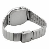 CASIO カシオ アナデジ ANA-DIGI クオーツ 腕時計 Edgy Collection AQ-240E-7A ユニセックス デュアルタイム シルバー 海外モデル [並行輸入品]