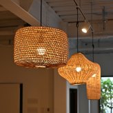 照明 ライト ランプシェード ラタン 籐 天然素材 自然素材 北欧テイスト 北欧ヴィンテージ アジアンテイスト リゾート モダン ナチュラル インテリア クラシック クラシカル 完成品