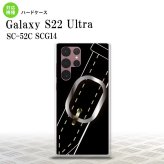 SC-52C SCG14 Galaxy S22 Ultra スマホケース 背面ケース ハードケース ベルト 黒 メンズ レディース nk-s22ul-326