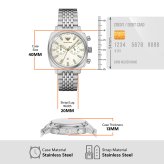 エンポリオアルマーニ EMPORIO ARMANI 腕時計 メンズ クロノグラフ ステンレス AR11800【2026 新作】