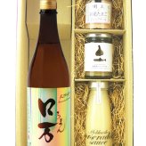 ★ 送料無料 ★ ロ万 （ ろまん ） 純米吟醸  720ml ＋ ディップ3種セット【 9432 】【 日本酒・おつまみセット 】【 要冷蔵 】【 ハロウィン 贈り物 ギフト プレゼント 誕生日 結婚のお祝い 】