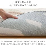 ラグ カーペット マット 室内 屋内 モンステラマット 立体感 北欧 オシャレインテリア おしゃれ オシャレ デザインマット 滑り止め 緑色 グリーン 茶色 ブラウン 引っ越し 新生活