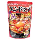 丸大 スンドゥブ辛口 300g×8袋(2人前×8袋=16人前) 本格旨辛スープが決め手 豆腐鍋 常温保存 簡単調理 丸大食品 (Maradal Foods) 原産国:日本 #70714  節約料理 時短料理