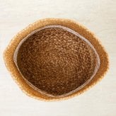 ガーデン エクステリア 鉢カバー カゴ 麻 ナチュラル アジア アジア雑貨 プランターカバー バスケット 小物入れ 小物収納 おしゃれ 北欧 収納かご