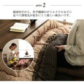こたつ布団 正方形 単品  しじら織り 約205×205cm