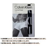 カルバンクライン Calvin Klein(CK) ボクサーパンツ トランク インテンスパワー 3枚組 セット 前閉じ コットン ロゴ 下着 NB3608A 54L メンズ ブラック+グレー+ホワイト+ブルー