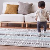 折りたたみ アウトドアマット エクスキリム 約118×176cm コンパクト収納 水拭きOK 撥水 両面 リバーシブル