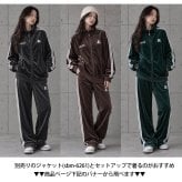 STARTER スターター ベロアパンツ トラックパンツ レディース メンズ sbm-6262 ワイド ストレート ジャージ ブランド ロゴ 刺繍  オーバーサイズ ゆったり Y2K ストリート ヒップホップ ダンス M L XL 2026FW Karlas
