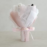 【結婚式 電報 ギフト】tino ウェディングベア ラブリー ソープフラワーブーケ|結婚式 結婚祝い 結婚記念日 ブライダル 祝電 電報 ギフト プレゼント ウェルカムスペース ドール ぬいぐるみ ブーケ