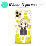 iPhone11ProMax iPhone11pro max スマホケース ハードケース 女の子 C 黄 メンズ レディース nk-i11pm-1336