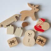 2026年10月発売　限定生産品　冬めぐりの積木　つみき からくり オークビレッジ　oakvillage