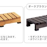 ウッドデッキ デッキ縁台ステップ ブラウンダークブラウン 送料無料 踏み台 階段 ウッドデッキ風 簡単 縁側 本格的 DIY 木製 天然木 庭 ベランダ マンション おしゃれ 小型 北欧 ガーデン 屋外 家具 ライトブラウン チェア エクステリア 2個組