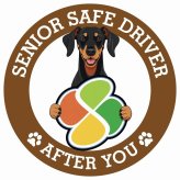 カーサイン 高齢者マーク SENIOR SAFE DRIVER ドーベルマン ステッカー シール 直径13cm 肉球 日本製 車