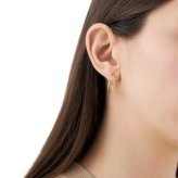 【無料ラッピング】  ヨンドシー 4℃ Hoop K10イエローゴールド ピアス 片耳用 ブランド 正規品 新品 ギフト プレゼント 人気 おすすめ 誕生日 記念日 クリスマス 送料無料