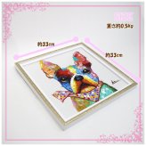 オイル ペイント アート バンダナブル Sサイズ OP-07017 OIL PAINT ART ギフト アート おしゃれ 北欧 インテリア お部屋
