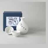 雪うさぎ 酒器揃 磁器 美濃焼 やきものの里から、暮らしを贈ります。　ギフト 食器 セット テーブルウェア